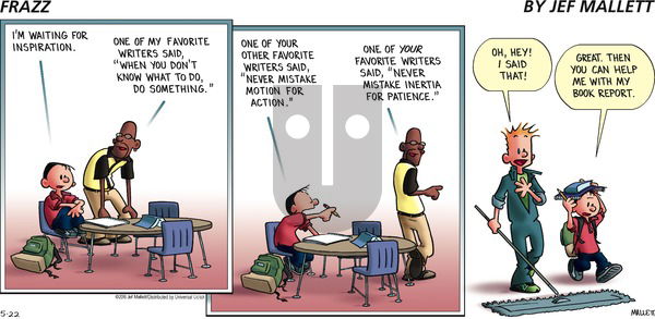 Frazz on Sunday May 22, 2016 Comic Strip