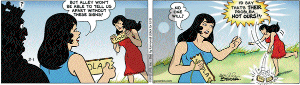 Alley Oop on Wednesday February 1, 2012 Comic Strip