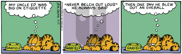 Garfield on Monday July 17, 1995 Comic Strip