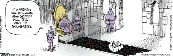 Non Sequitur - Wednesday February 3, 2021 Comic Strip