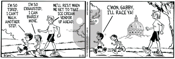 Grand Avenue on Saturday August 25, 2007 Comic Strip