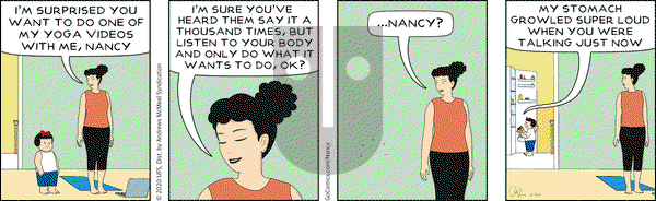 Nancy on Friday December 4, 2020 Comic Strip