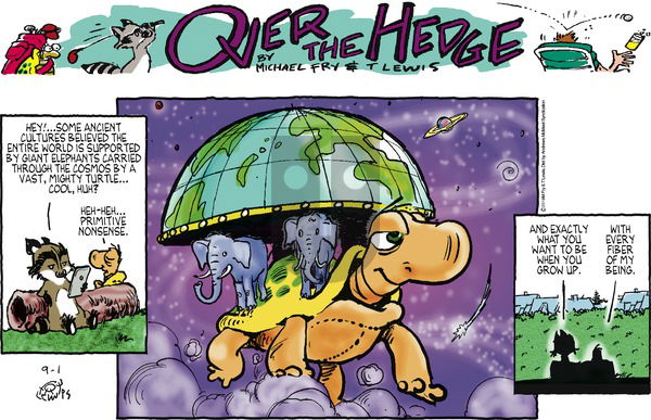 Over the Hedge on Sunday September 1, 2019 Comic Strip
