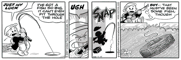 Nancy on Wednesday March 7, 2007 Comic Strip