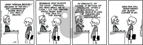 Doonesbury - Wednesday January 12, 1972 Comic Strip
