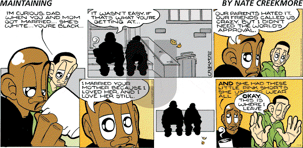 Maintaining on Sunday November 4, 2007 Comic Strip