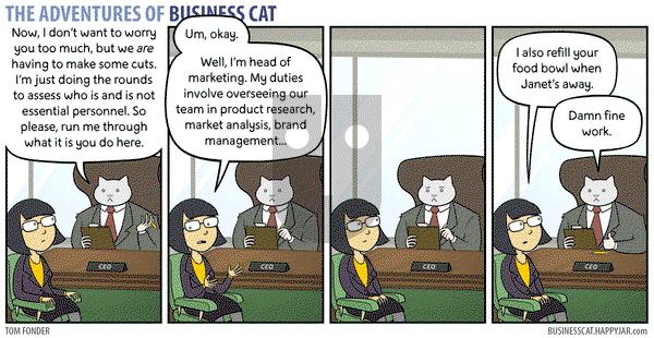 The Adventures of Business Cat on Monday February 8, 2016 Comic Strip