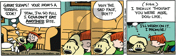 Red and Rover on Friday November 23, 2001 Comic Strip