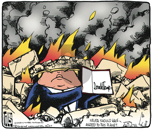 Tom Toles on Thursday May 10, 2018 Comic Strip