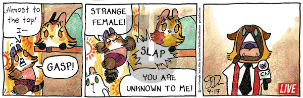 Breaking Cat News on Wednesday April 17, 2019 Comic Strip