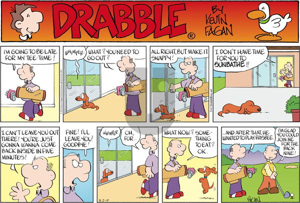 Drabble on Sunday August 2, 2015 Comic Strip