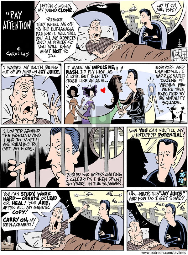 Lay Lines on Monday January 29, 2024 Comic Strip