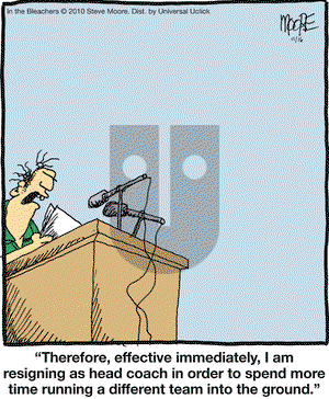 In the Bleachers on Tuesday November 16, 2010 Comic Strip