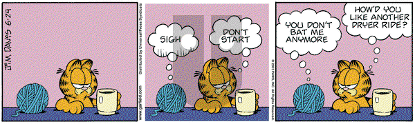 Garfield on Tuesday June 24, 2003 Comic Strip