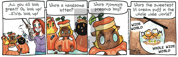 Breaking Cat News on Wednesday October 7, 2020 Comic Strip