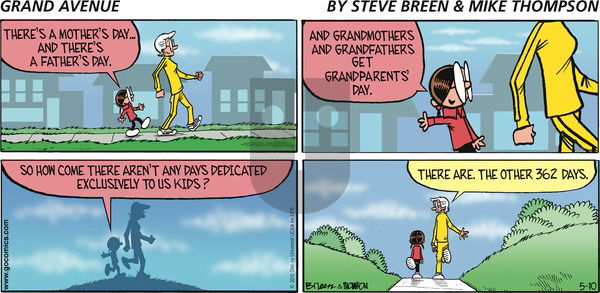 Grand Avenue on Sunday May 10, 2015 Comic Strip