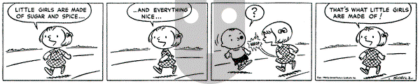 Peanuts - Tuesday October 3, 1950 Comic Strip