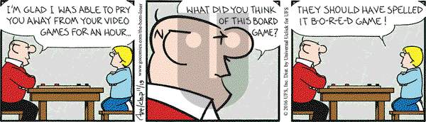 The Born Loser on Saturday November 19, 2016 Comic Strip