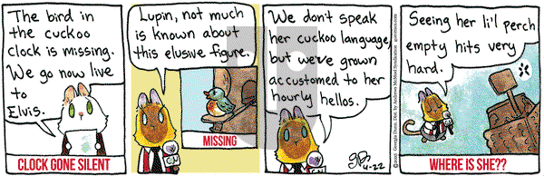 Breaking Cat News on Tuesday April 22, 2025 Comic Strip