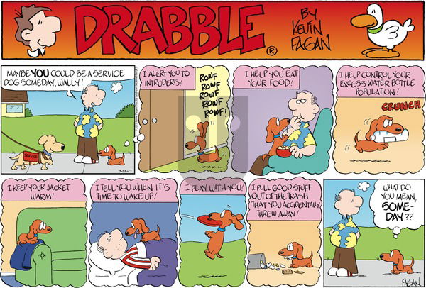 Drabble on Sunday July 23, 2017 Comic Strip
