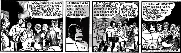 Alley Oop on Thursday March 7, 1996 Comic Strip