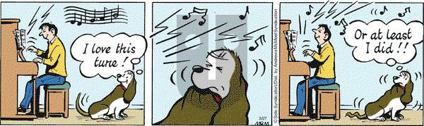 Fred Basset on Tuesday March 27, 2018 Comic Strip