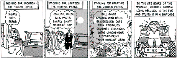 Cathy Classics on Thursday August 19, 1993 Comic Strip