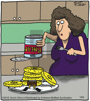 The Argyle Sweater - Monday January 29, 2018 Comic Strip