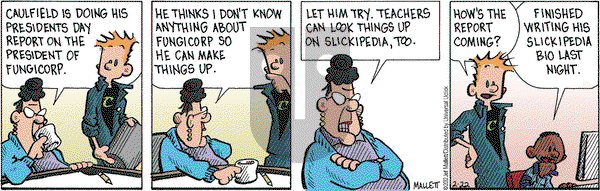 Frazz on Wednesday February 22, 2012 Comic Strip