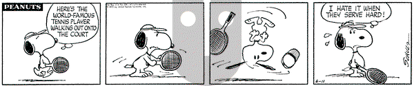 Peanuts on Thursday June 11, 1970 Comic Strip