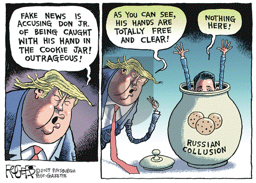 Rob Rogers on Thursday July 13, 2017 Comic Strip