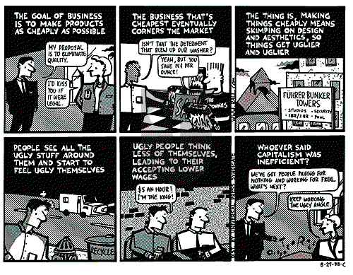 Ted Rall on Monday August 31, 1998 Comic Strip