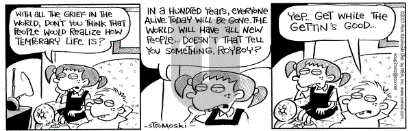 Soup to Nutz - Old on Tuesday November 6, 2007 Comic Strip