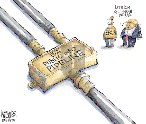 Matt Davies on Wednesday January 25, 2017 Comic Strip
