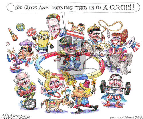 Matt Wuerker on Tuesday April 26, 2016 Comic Strip