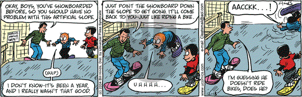 Cleats on Saturday December 18, 2004 Comic Strip