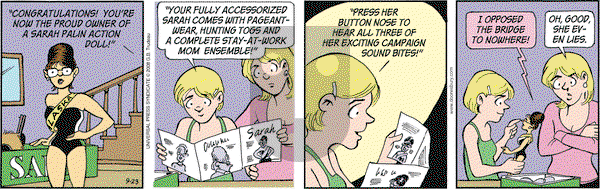 Doonesbury on Tuesday September 23, 2008 Comic Strip