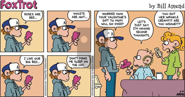 FoxTrot on Sunday February 10, 2019 Comic Strip
