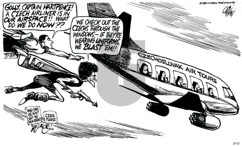 Pat Oliphant on Tuesday March 13, 1984 Comic Strip