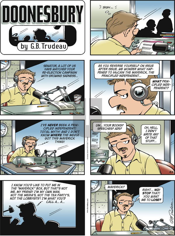 Doonesbury on Sunday August 15, 2010 Comic Strip