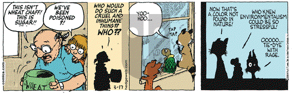 Over the Hedge on Friday March 17, 2006 Comic Strip