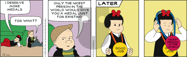 Nancy on Monday July 14, 2025 Comic Strip