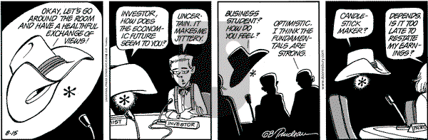 Doonesbury on Thursday August 15, 2002 Comic Strip