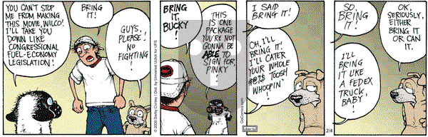 Get Fuzzy on Tuesday February 4, 2014 Comic Strip