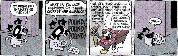 Pooch Cafe on Thursday June 9, 2011 Comic Strip