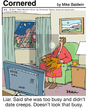 Cornered - Friday September 9, 2011 Comic Strip