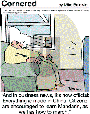 Cornered on Tuesday November 3, 2009 Comic Strip