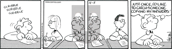Drabble on Thursday February 7, 2002 Comic Strip