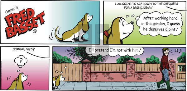 Fred Basset on Sunday January 28, 2018 Comic Strip