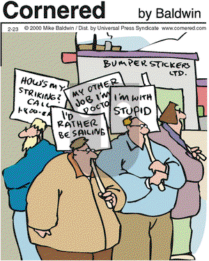 Cornered on Wednesday February 23, 2000 Comic Strip